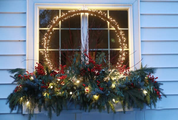 The winter light display (aka containers at night) | The Impatient Gardener