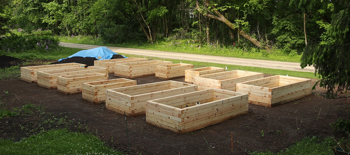 Raised bed garden construction part 2: From the ground up