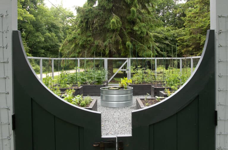 container pond through gate