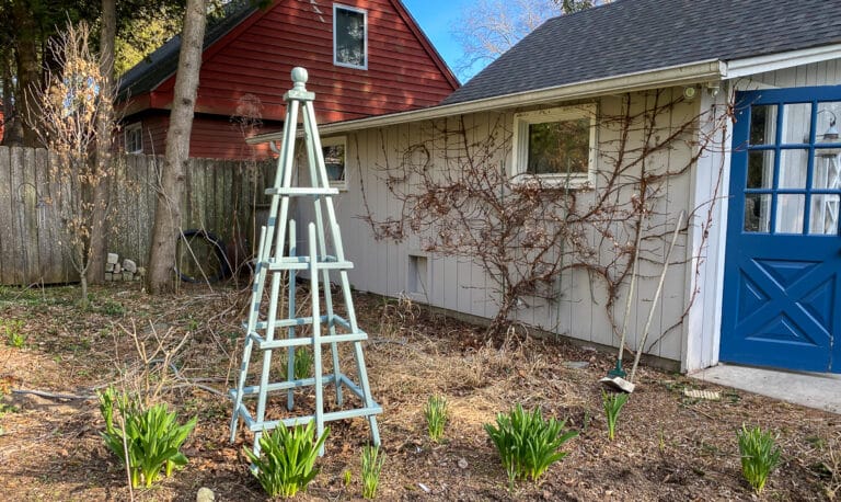 newly painted obelisk